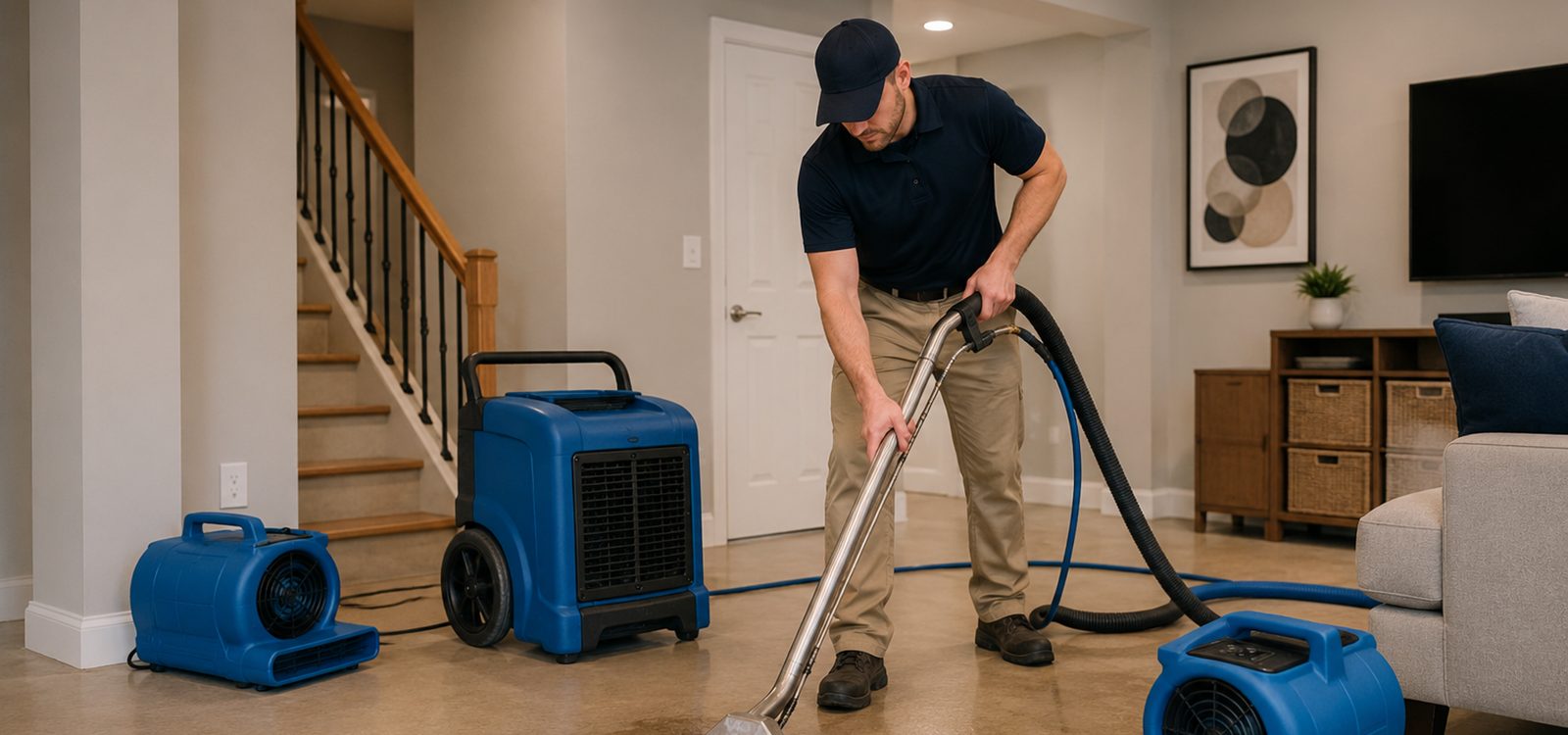 Water damage restoration in Waseca, Minnesota
