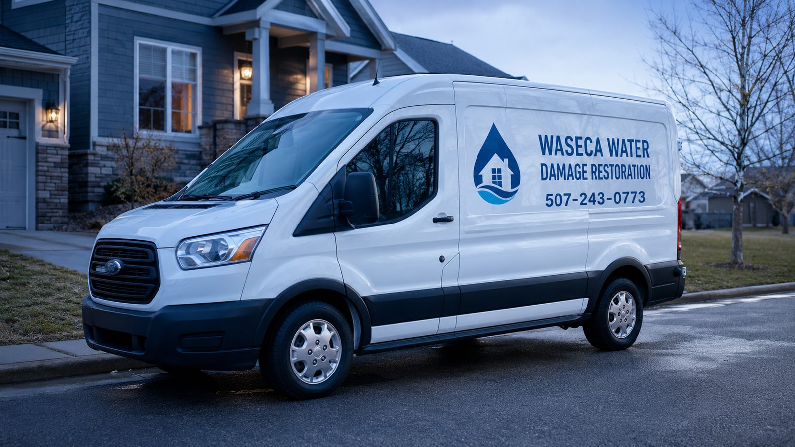 Waseca Water Damage Restoration service van